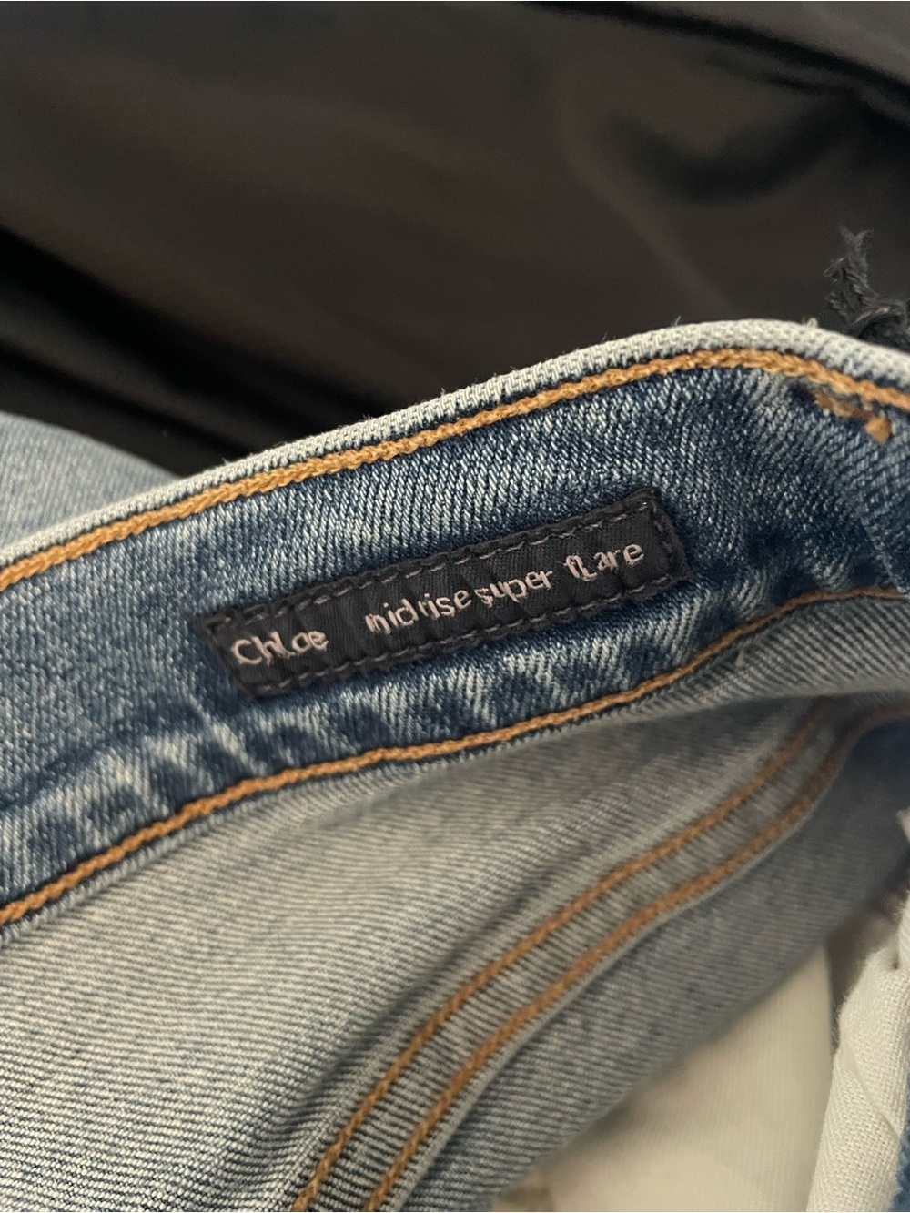 Citizens Of Humanity Chloe Mid Rise Super Flare Denim Jeans Size 31 NWT - Picture 8 of 10